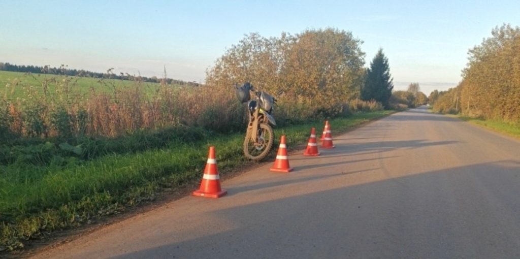 В Куменском районе мотоциклист получил травмы при опрокидывании — Кирово-Чепецк