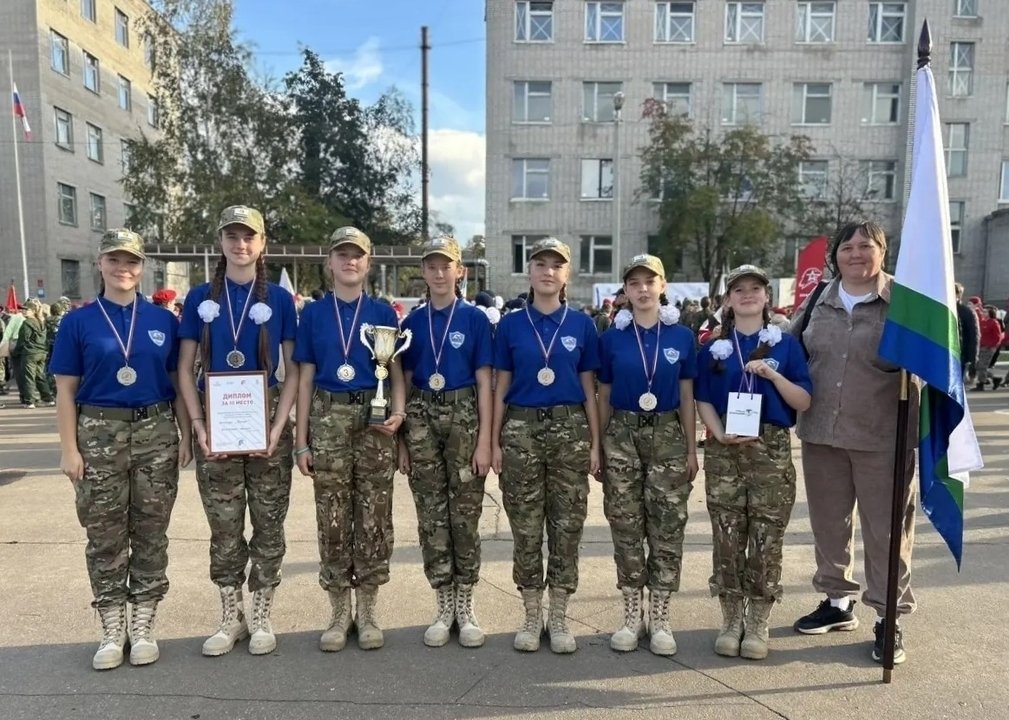 Команда «Беркут» завоевала бронзу в военно-патриотической игре «Девушки в погонах» — Кирово-Чепецк