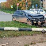 В боево пьяный улетел в ограждение — Кирово-Чепецк