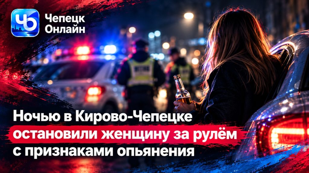 Ночью в Кирово-Чепецке остановили женщину за рулём с признаками опьянения — Кирово-Чепецк