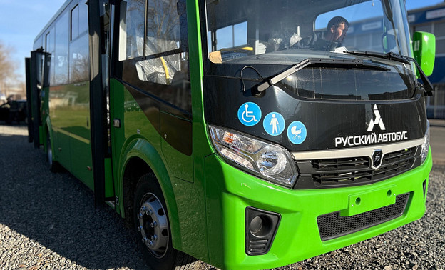 На городском маршруте появился новый зелёный автобус — Кирово-Чепецк