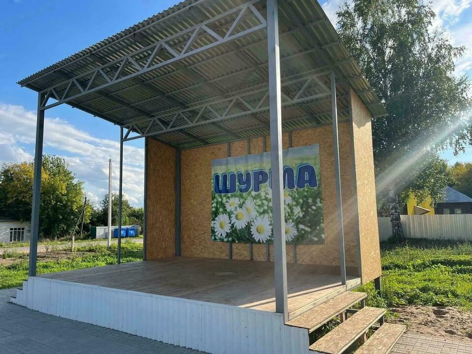В селе Шурма Уржумского района открылась новая площадка для отдыха и праздников — Кирово-Чепецк